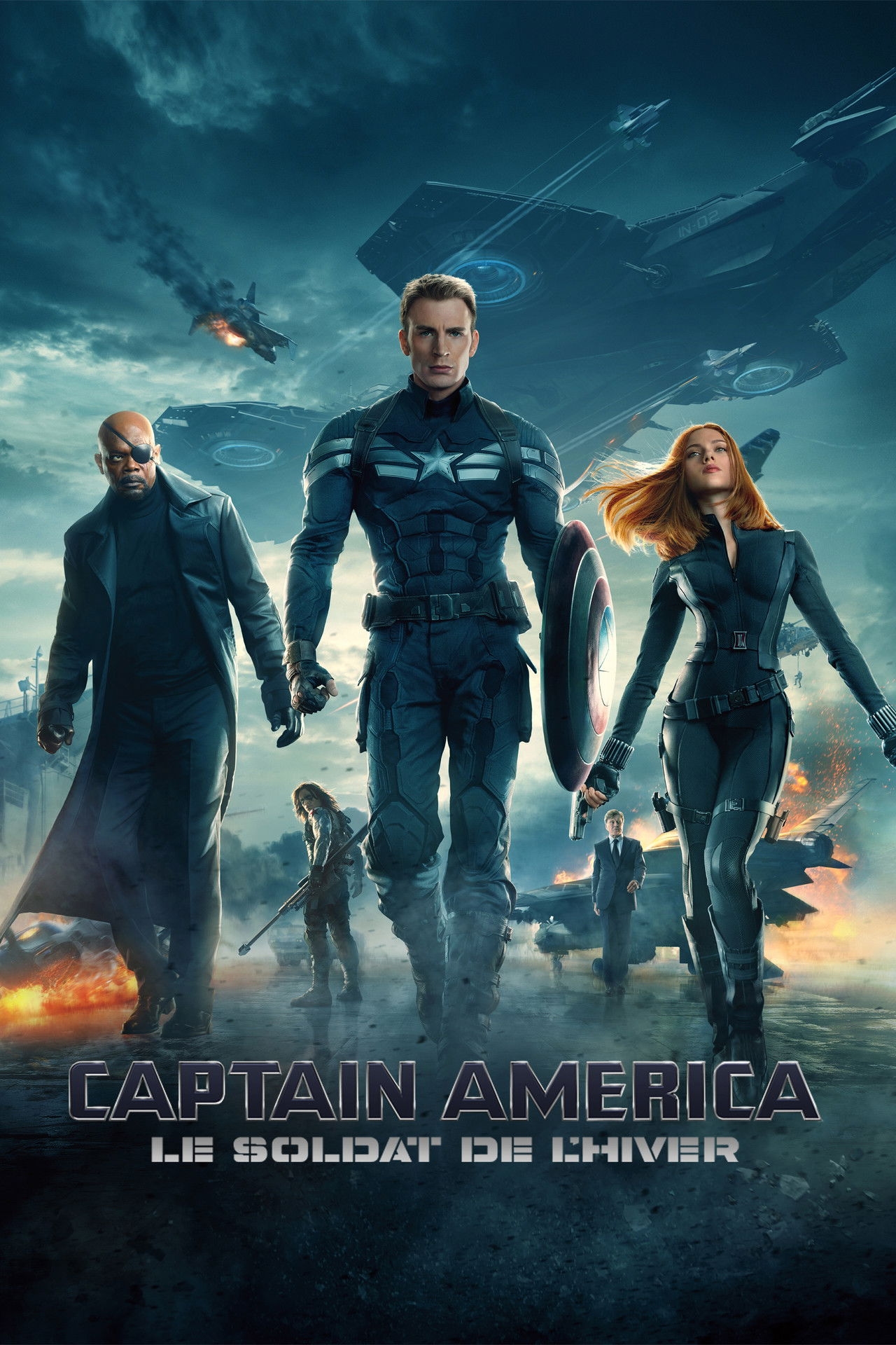 Poster du film Captain America : Le Soldat de l'hiver (2014) de Joe Russo
