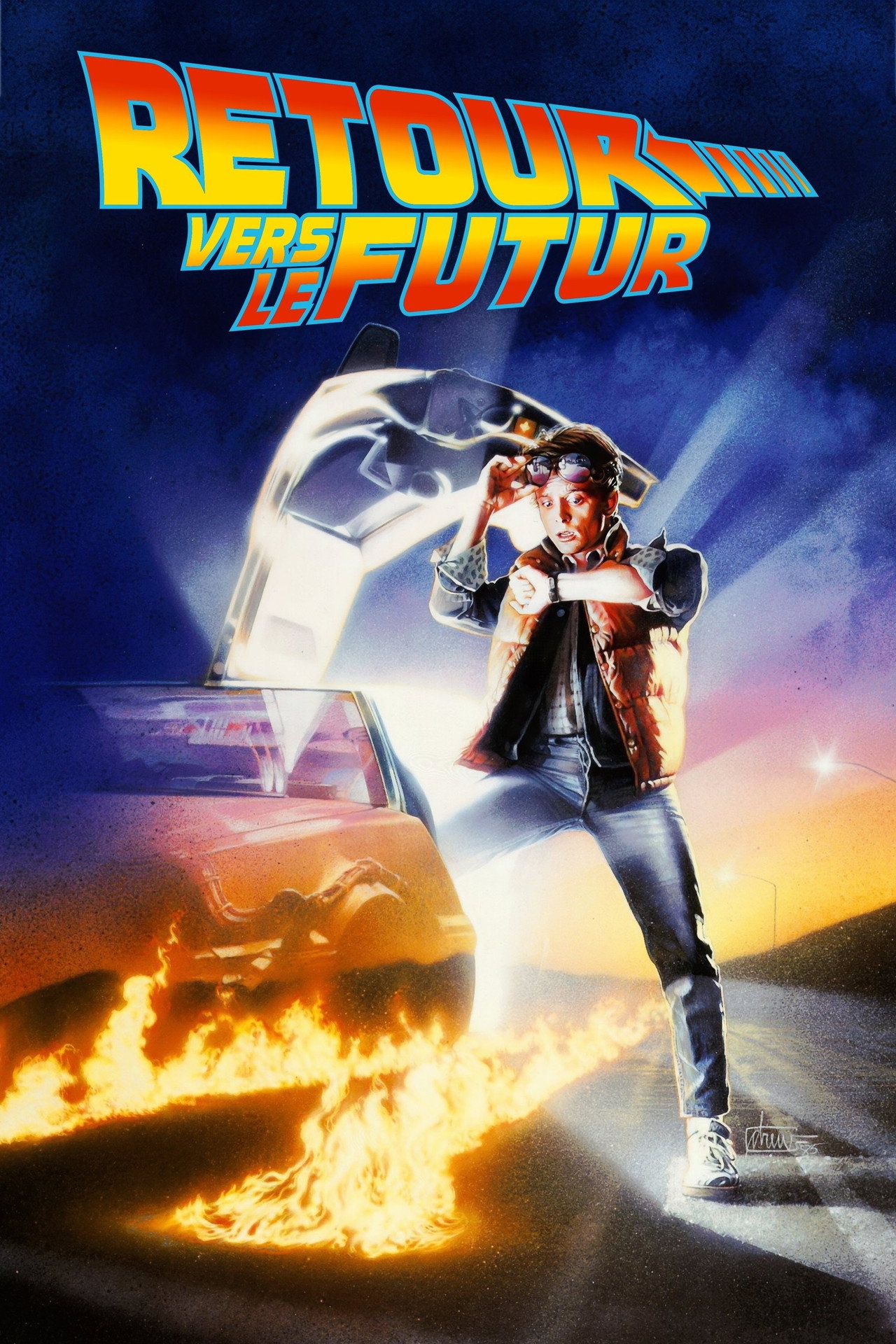 Poster du film Retour vers le futur (1985) de Robert Zemeckis