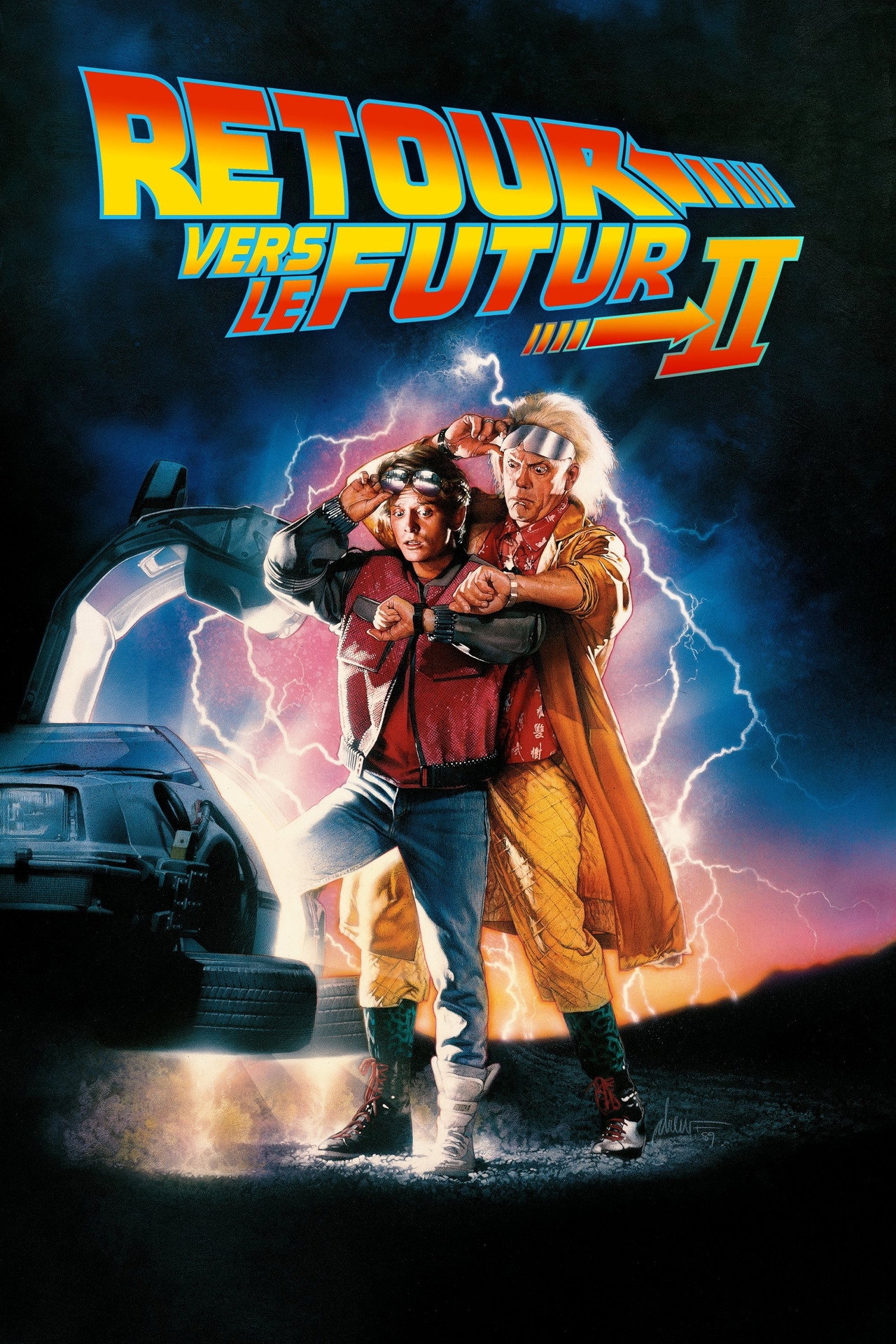Poster du film Retour vers le futur II (1989) de Robert Zemeckis