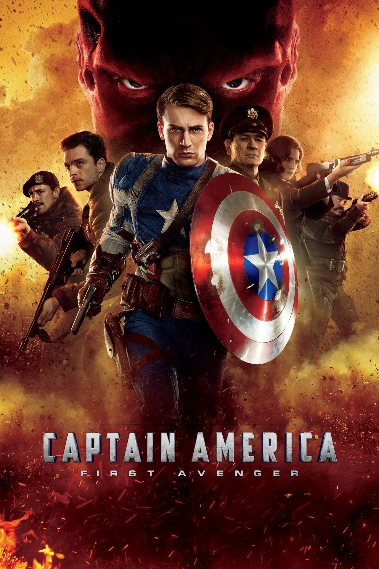Poster du film Captain America : First Avenger (2011) de Joe Johnston