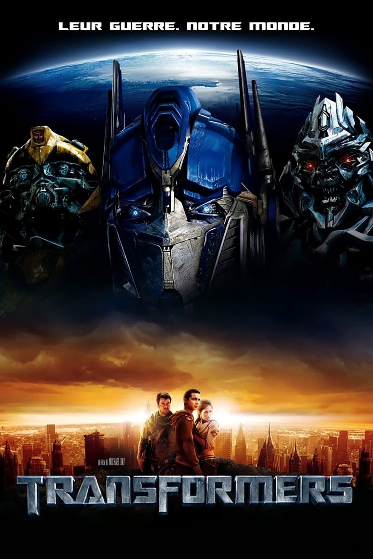 Poster du film Transformers (2007) de Michael Bay