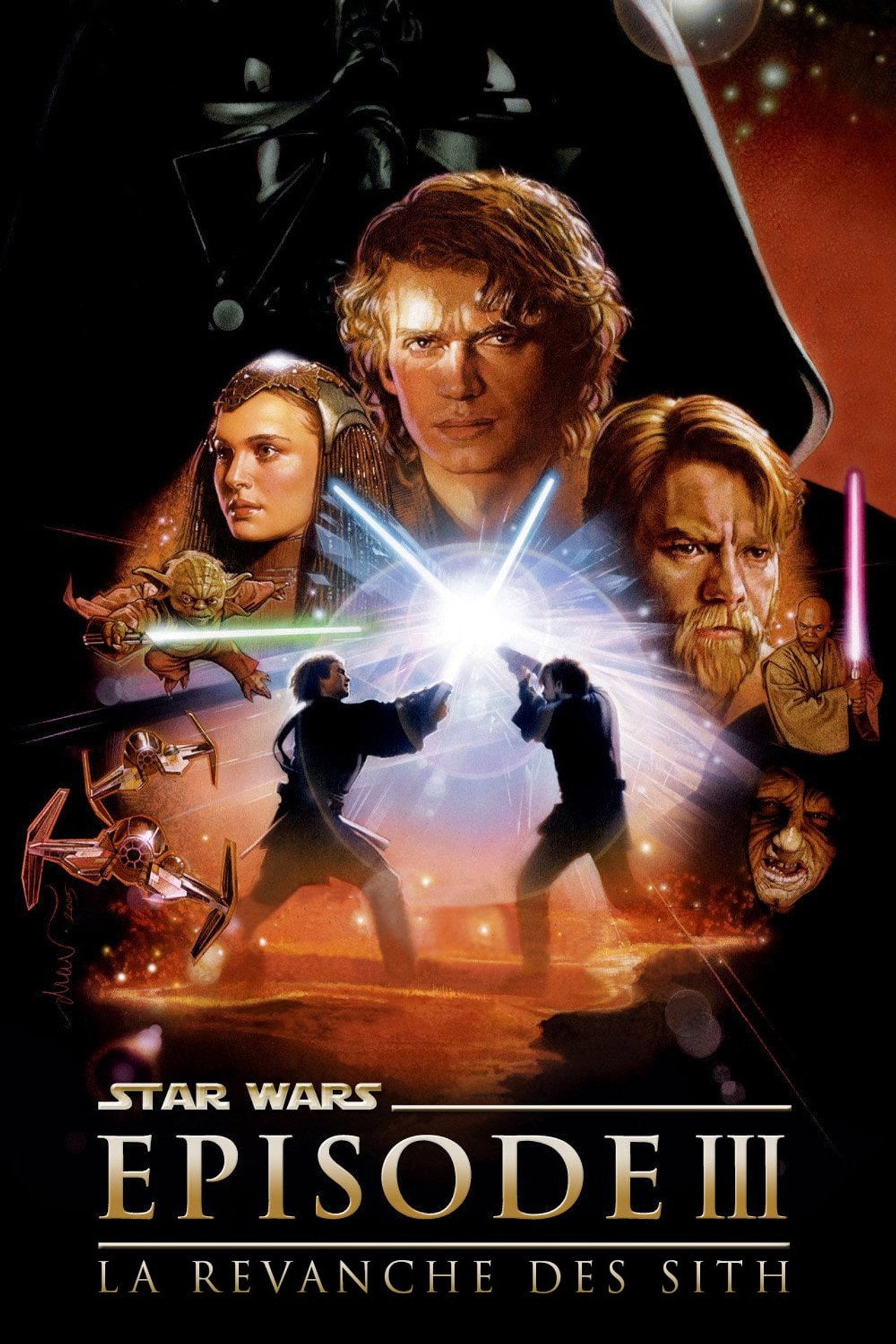 Poster du film Star Wars, épisode III - La Revanche des Sith (2005) de George Lucas