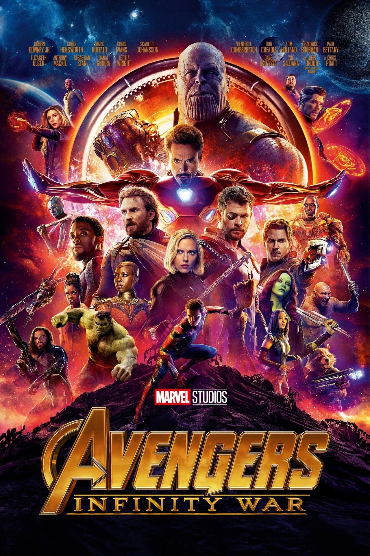 Poster du film Avengers : Infinity War (2018) de Joe Russo