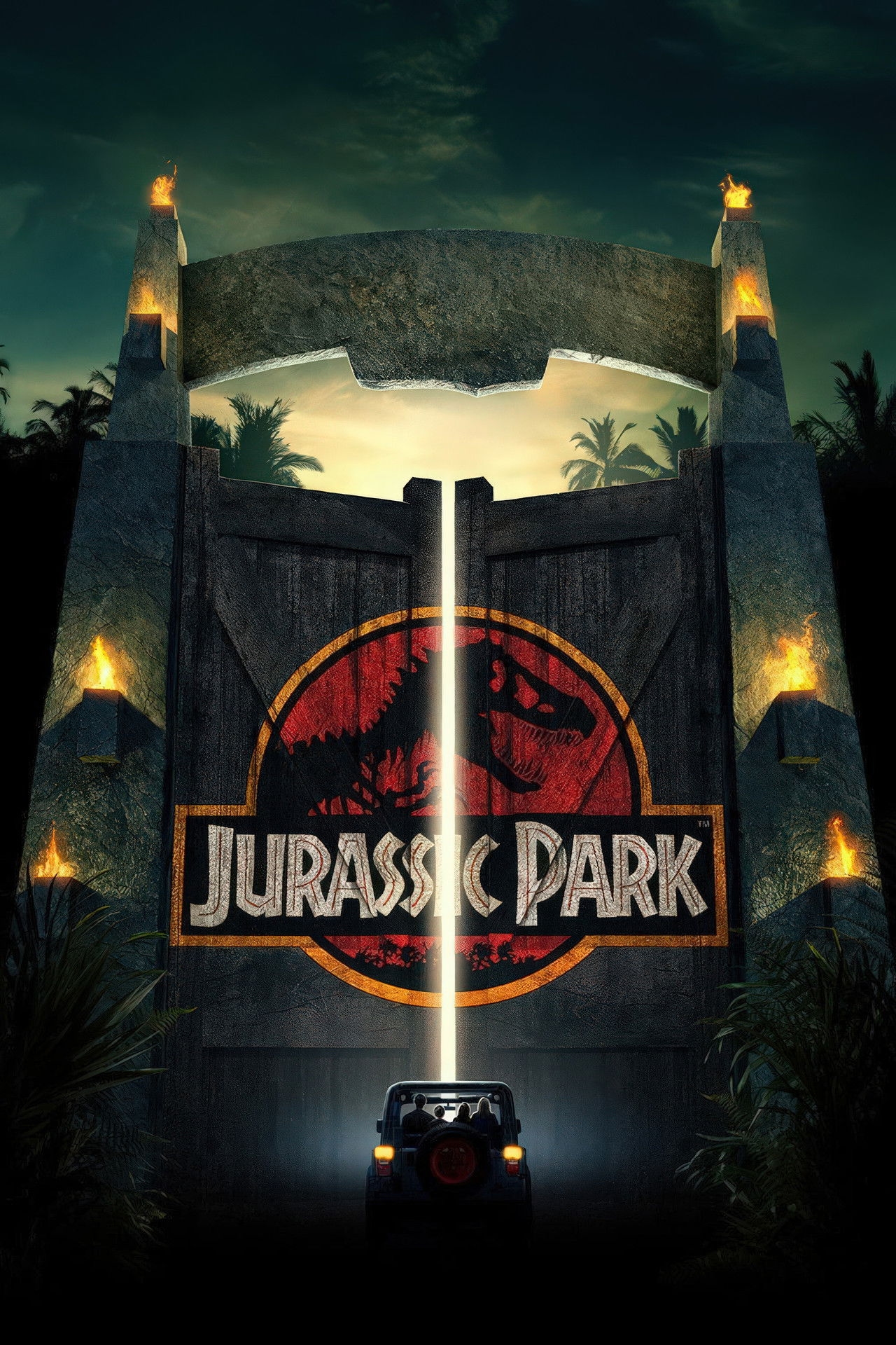 Poster du film Jurassic Park (1993) de Steven Spielberg