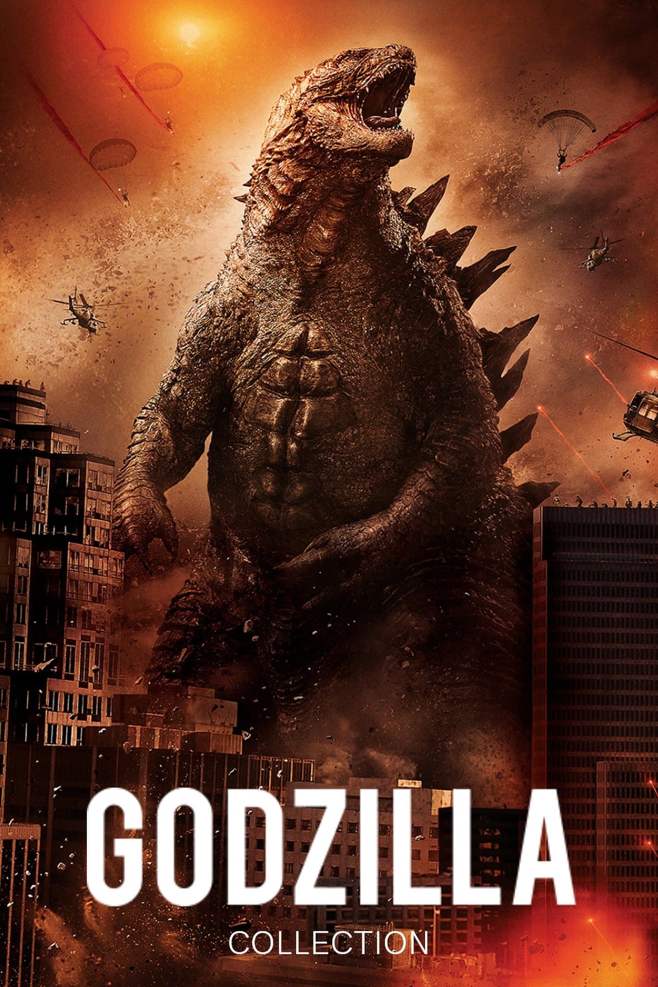 Poster de la saga Godzilla - Saga