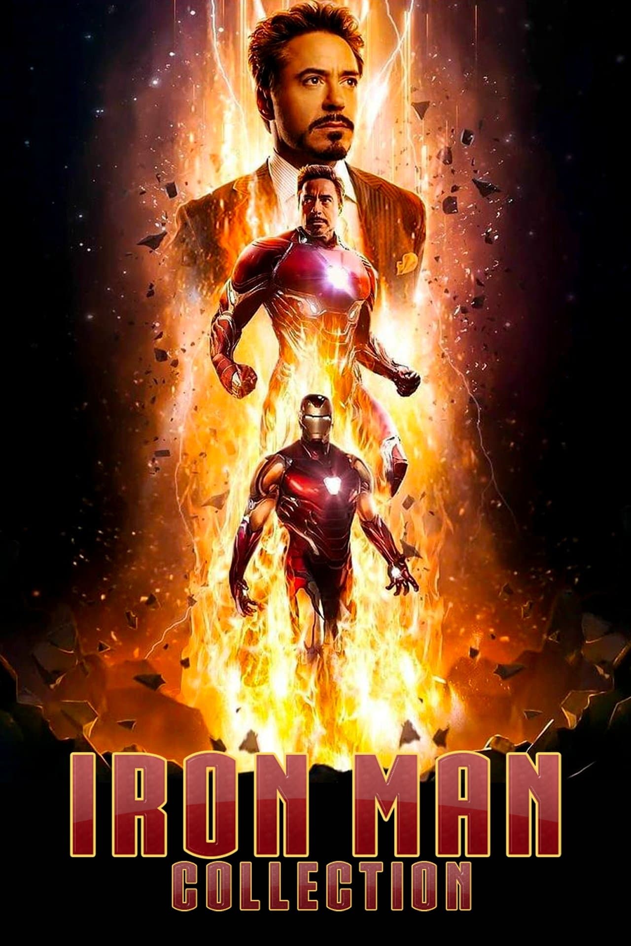 Poster de la saga Iron Man - Saga