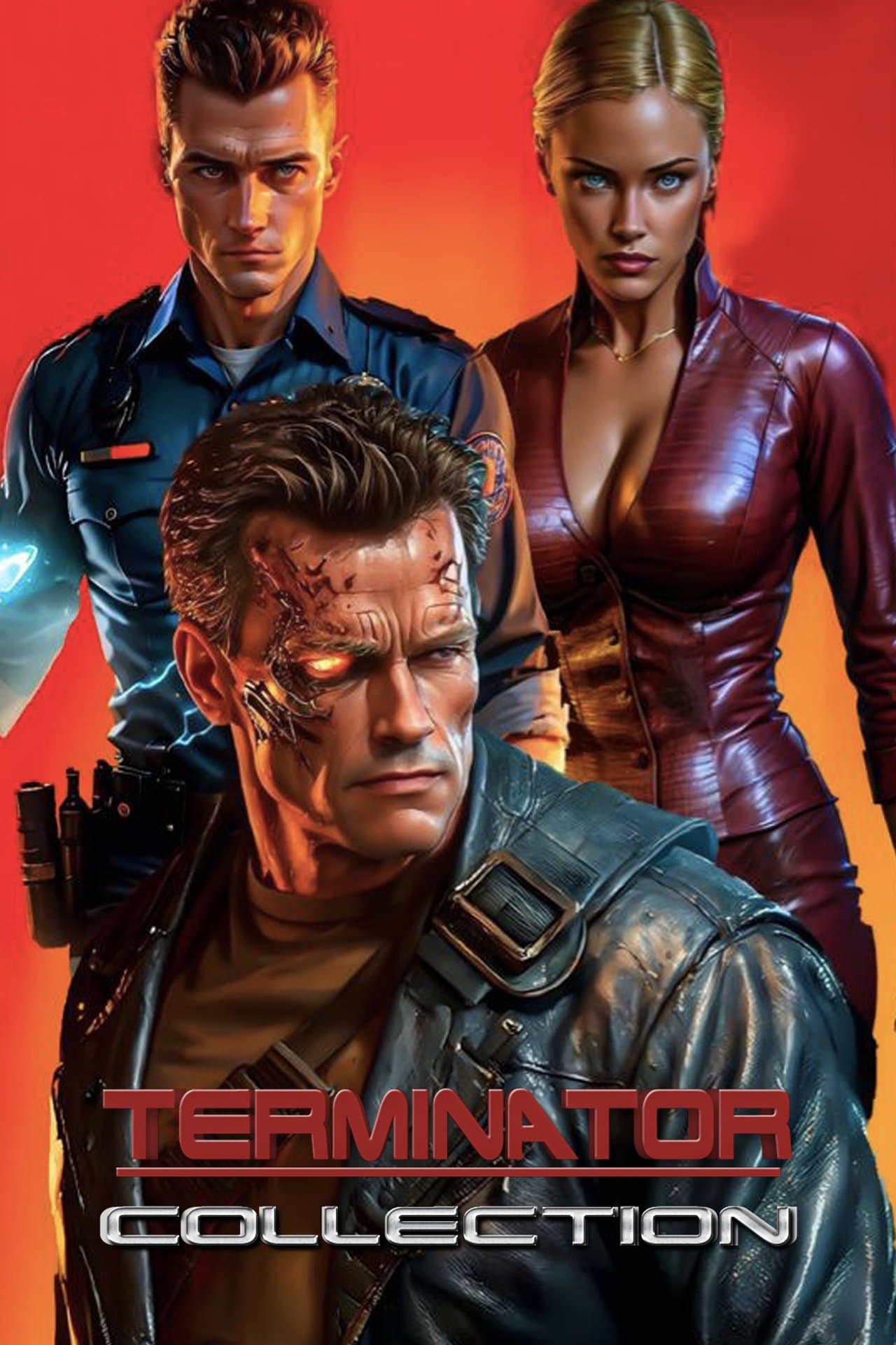 Poster de la saga Terminator - Saga
